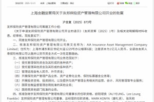 上海首批外资独资保险资管来了！友邦、荷全两保险资管获批开业