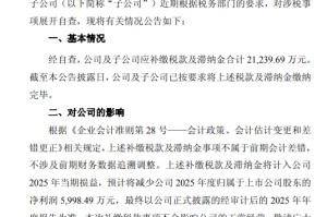 补税！五矿资本